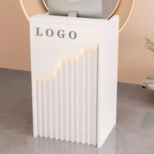 24/32-Inch Eco-Friendly Wood Reception Desk for Hair and Beauty Salons