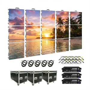 240X240 Tft 2Mx2M 2X4 2X8 5X2M 5X4M 3Ft 5Ft Big Ad Outdoor Led Display Screen Video Wall Advertising Alloy Panel Outside