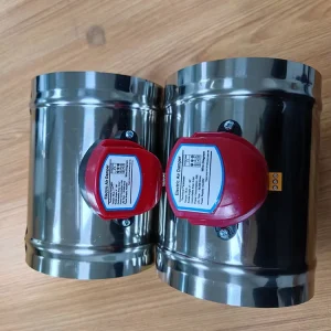 24V 3 Wire 8 In. Remotely Operated Air Damper Balancing Dampers for HVAC Duct Work