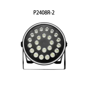 24pcs 8W Par Light RGBW 4 in 1 LED+LED RING Stage Light for Bar Party Disco
