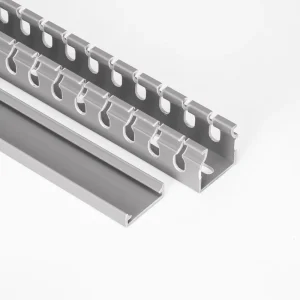 25X25mm PVC Flexible Cable Duct Slotted Wire Trough Organizer for Electrical Wiring Management Home Office Workshop