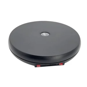 25cm LED Light Electric Rotating Display Stand 20kg Load Photo Accessories Turntable