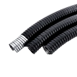 25mm Fire-Resistant Stainless Steel Flexible Metal Conduit Waterproof PVC Coated Electrical Conduit