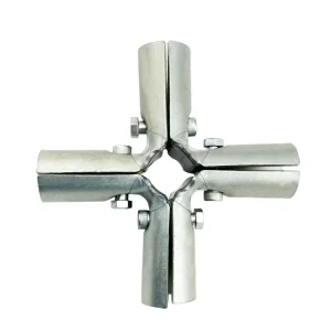 3 4″ High Quality 5 Way Heavy Duty Structural Pipe Fitting EMT Connectors for DIY Pipe Shelving Frames & Custom Builds