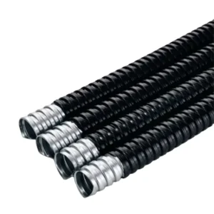 3/4 Inch PVC-Coated Flexible Corrugated Flame-Resistant Waterproof Electrical Conduit