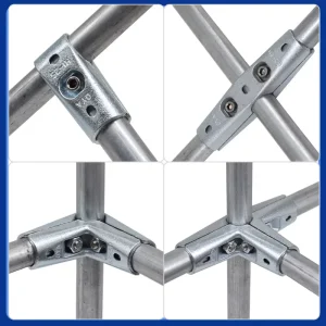 3 4″ Round Tube Connector Pipe Fittings