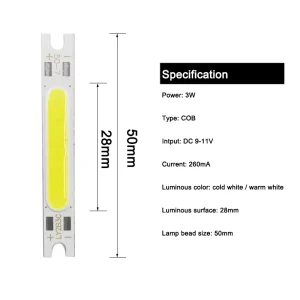 3-9W COB Long Strip LED