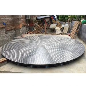 3 Ton Load CE Certified Silent Electric Car Turntable 360 Degree Revolve Platform For Small Auto Showroom
