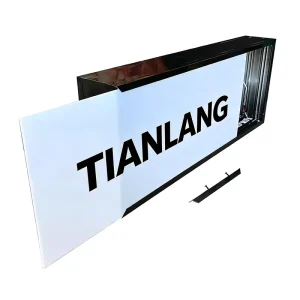 3 x 2 ft (91.5 x 61 cm) Aluminum Alloy and Acrylic LED Light Box Hanging Rectangle Poster Frame