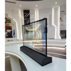 30 55 Inch Elevating 4K Transparent OLED Touchscreen Display