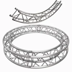 300*300 Aluminum Alloy Lighting Stage Truss 3m Diameter Circle Round Truss Displays