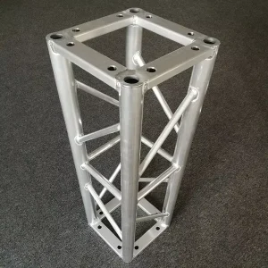 300x300mm Square Aluminum Alloy Truss Frame Double-Layer Modular Design TUV Certified for Stage Use Silver/Black