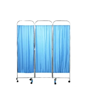 304 Stainless Steel Folding Screen Care Folding Screen Beauty Clinic Mobile Partition Blackout Curtain Fabric Medical Screen