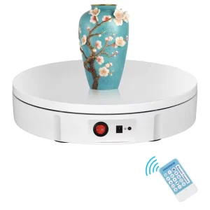 30CM Remote Control Rotating Display Stand 360 Panoramic Automatic Electric Turntable 100KG Load Exhibition Rotation