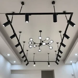 30W COB LED Track Light AC85-265V Aluminum Anti-Glare 3000K 4000K 6000K Spotlight for Supermarket Mall Retail