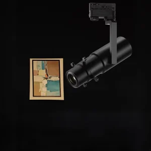 30W Cob Rail Zoomable Projector Lights Modern Design Focus Museum Art Gallery Painting Exhibition Led Light Track Aluminum High