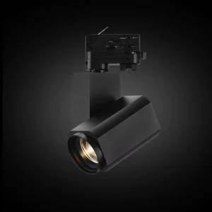 30W Zoomable COB LED Track Spotlight Anti-Glare for Museum Gallery and Exhibition Lighting