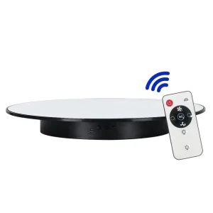 30cm 360 Degree Motorized Electric Rotating Display Stand with Remote Control for Photography and Video