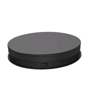 30cm Plug-In 360-Degree Electric Rotating Display Stand for Jewelry Watches and Digital Products