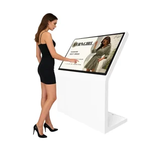 32 43 55 Inch L-Shaped Interactive Self-Service Touch Screen Indoor Android Windows Information Kiosk