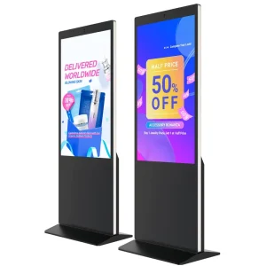 32 55 Inch Kiosk TouchTv Panels Board Screens in Stores Restaurant Indoor Floor Standing Lcd Digital Signage Advertising Display