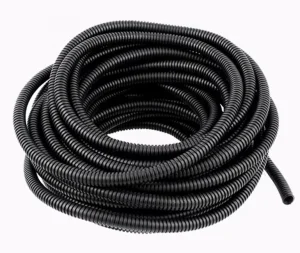 32mm Black PVC OutDoor Flexible Corrugated Conduit Pipe Hose MD & HD UV Resistant Conduits & Fittings