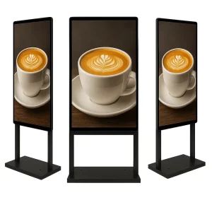 3500 Nits Outdoor LCD Advertising Display, IP65 IK10, Vandal-Proof