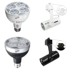 35W Aluminum LED PAR30 Anti-Glare Spotlight E26 Base Traditional Design ETL Listed CRI85 Dimmable IP20 50000