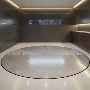 360-Degree Hydraulic Electric Vehicle Rotating Platform