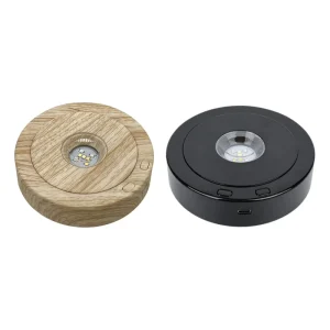 360 Degree LED Rotating Display Stand for Jewelry and Wedding Displays with USB Cable