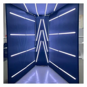 360 Photo Booth LED Enclosure with Fill Light and Backdrop