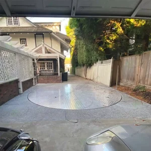 360° Rotating Car Turntable for Display, Driveways, and Garages