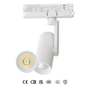 3CCT Ra90 4-Wire 3-Circuit Side-Arm Dimmable Spotlight Track Light