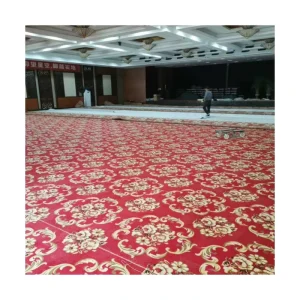 3D Printed Banquet Hall Carpet 5 Star Hotel Carpet Lobby Wall to Wall Hotel Room Wilton Carpet