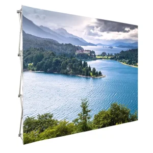 3×3 / 4×3 Portable Aluminum Pop-Up Frame Fabric Backdrop Display Stand