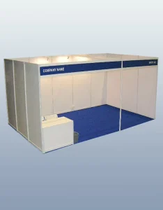 3x3M Standard Booth for Exhibition Expo Hall Modular Shell Scheme Stand R8 System Aluminium Booth Supplier Factory in China