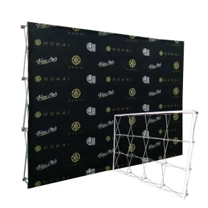 3×4 Fabric Polyester PVC Pop-up Display Banner Stand for Trade Shows and Exhibitions