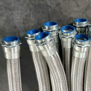 4-Inch High-Temperature-Resistant Explosion-Proof Stainless Steel Braided PVC-Coated Flexible Conduit