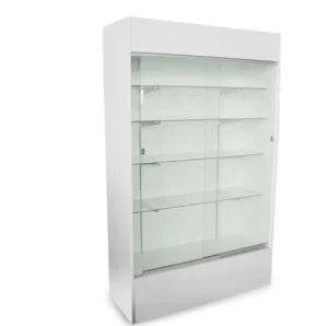 4 ft Glass Display Cabinet with 5 Glass Shelves for Malls and Bars