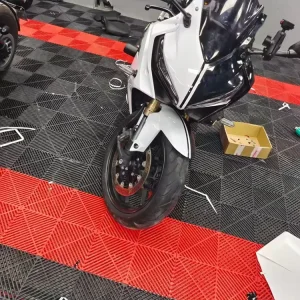 400*400*18mm Anti-Slip PP Interlocking Garage Floor Tile for Car Wash