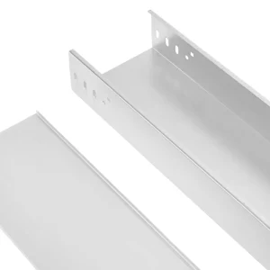 400 mm Wide Stainless Steel Trough Cable Tray with 100 mm Side Rail Height