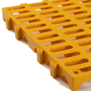 400mm x 400mm x 18mm Anti-Slip Removable Indoor Plastic Splicing Floor Tile Grille for Workshop Garage