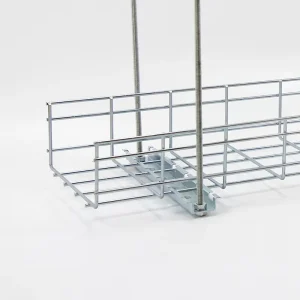 400×100 Galvanized Cable Tray, Open Mesh Wire Cable Tray, Stainless Steel Wire Mesh
