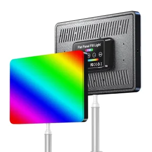 40W RGB Fill Panel Lamp LED Video Light with Multiple RGB Modes for Photography Studio and Video Recording