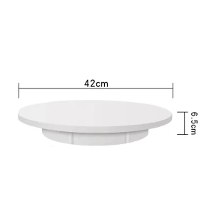 42cm Remote-Control Rotating Display Stand 360-Degree Automatic Electric Turntable 100kg Load