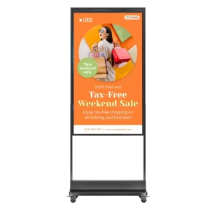 43 49 55 65 75 Inch Digital Signage 4G WiFi LCD Android Advertising Player for Storefront Windows