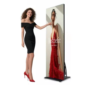 43-65 Inch HD LCD Vertical Digital Signage Touchscreen Display Floor-Standing IP65