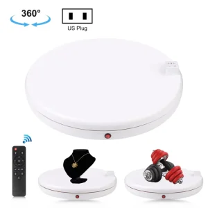 45 cm Remote-Control Electric Turntable with ABS Housing and 100 kg Load Capacity