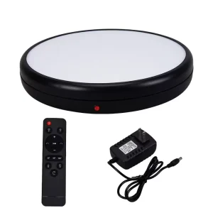 4545ALF 45cm Heavy-Duty Motorized Electric Jewelry Photography Display Turntable
