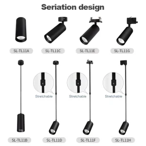 48V Magnetic Track System Surface Mounted Spot Focus Lamp Linear Hanging Pendant Light Magnetic LED Track Light for Home